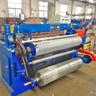 Huayang 100m Panjang Weld Mesh Manufacturing Machine Frekuensi Yang Dapat Diubah