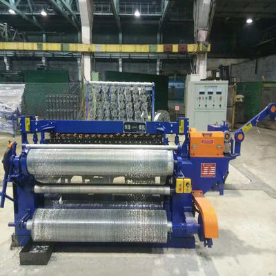 GI Wire Iron Net Roll Mesh Welding Machine Berkembang biak Aquatic Mesh 130 Kali / Menit