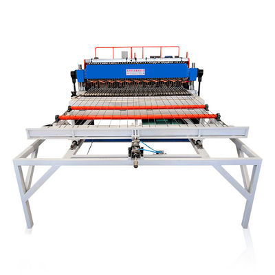 kualitas  40rows/Min Reinforcing Pneumatic Spot Welding Machine Servo Motor pabrik