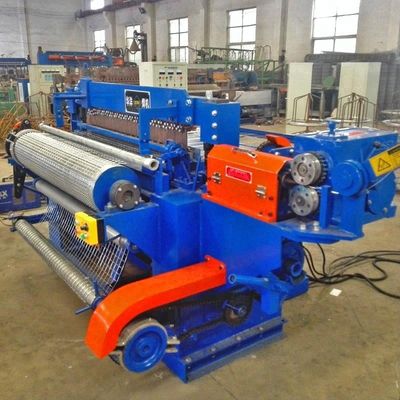 Huayang Horizontal 2m Lebar Mesin Las Wire Mesh Gearbox Bermotor